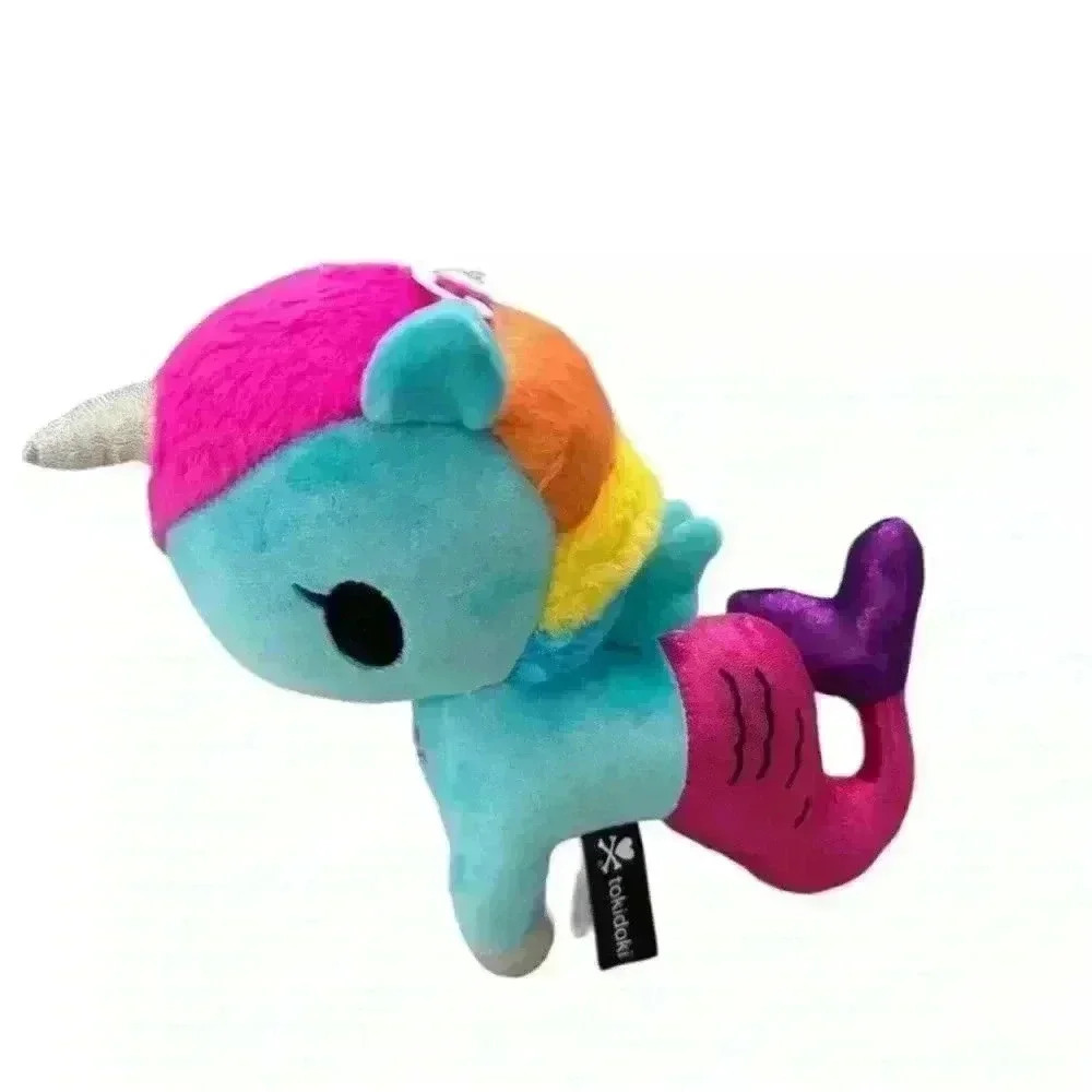 Tokidoki Aurora World Aquamarina 9” Plush Rainbow Mermaid Unicorn